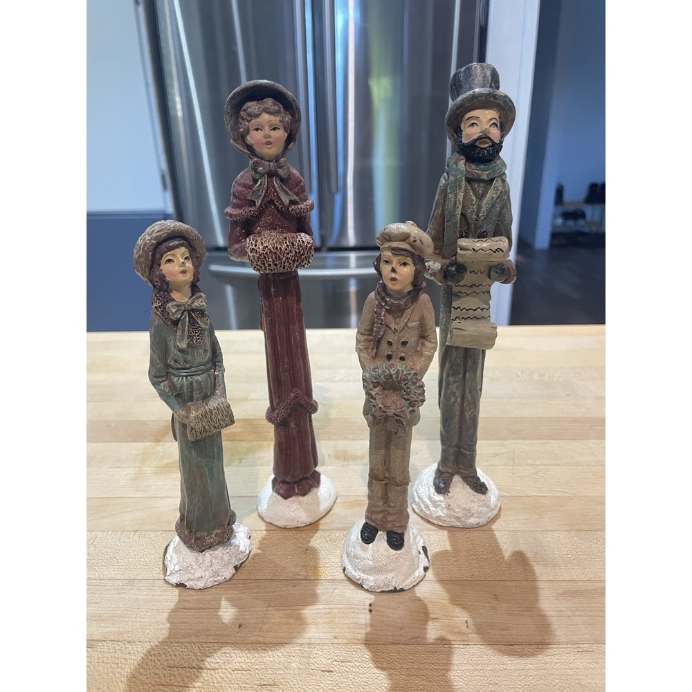 Windsor Collection Carolers Collectible Figurines Set of 4 Christmas Decor